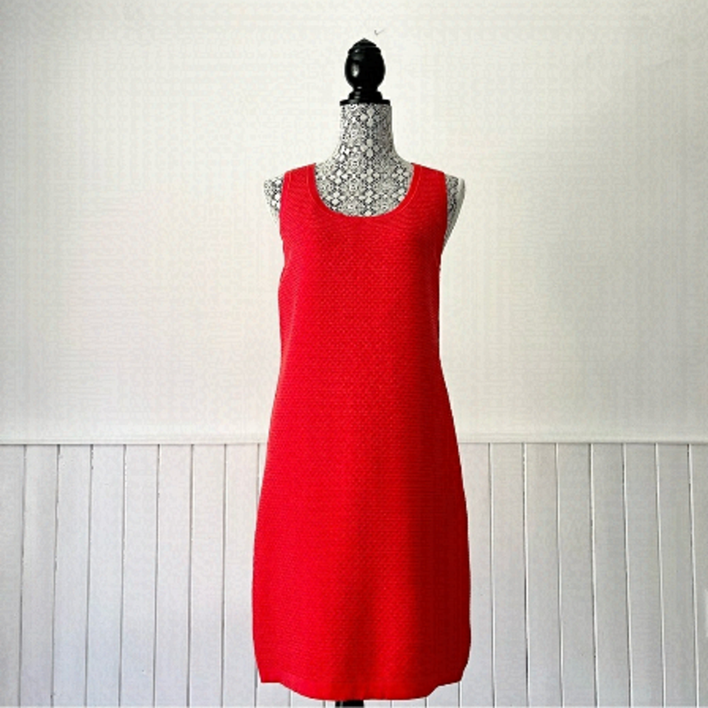 Banana Republic Sleeveless Honeycomb Knit Tank Dress Size L